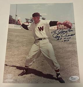 lot 64B image: Roy Sievers Signed 8x10 Photo with JSA COA - Inscribed HR King 1957