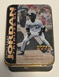 lot 60B image: Michael Jordan Tribute Set 1995 Upper Deck Embossed Metal Baseball Cards