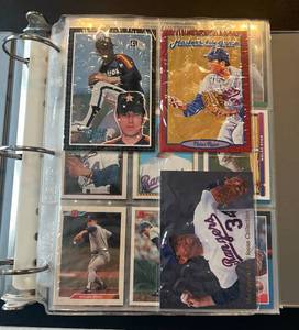 lot 75B image: Nolan Ryan Card Binder 270 Baseball Cards