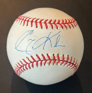 lot 102B image: Corey Koskie Signed Baseball Rawlings OMLB Selig Ball Minnesota Twins