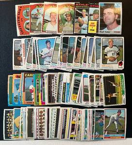 lot 67B image: Vintage Baseball Lot of 111 Cards - 1970-1976 Topps