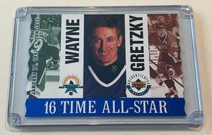 lot 108B image: Wayne Gretzky 5000 Limited Edition 1996 Upper Deck All-Star Game Hockey Card, Numbered 49845000