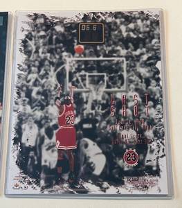 lot 110B image: (3) Michael Jordan Limited Edition 8x10 Photos numbered to 23,000 1999 Upper Deck The 23 Career Basketball