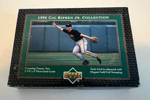lot 267A image: Cal Ripken Jr. 1996 Upper Deck Collection, 22 Card Golf Foil Set Baseball Cards