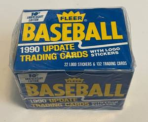 lot 272A image: 1990 Fleer Update Baseball Factory Sealed Cards Set