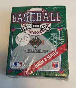 lot 259A image: 1990 Upper Deck Baseball High # Series Factory Sealed Cards Set