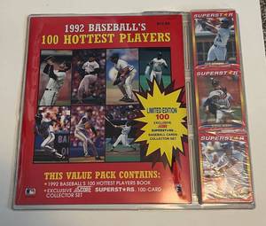 lot 262A image: 1992 Score Baseballs Hottest Players Set, NewSealed Baseball Cards