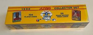lot 54C image: 1990 Score Baseball Factory Sealed Cards Set
