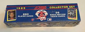lot 53C image: 1989 Score Baseball Factory Sealed Cards Set