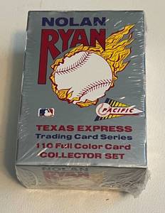 lot 58C image: Nolan Ryan Texas Express 1991 Pacific Trading Card Series, Factory Sealed
