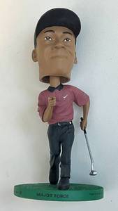 lot 46C image: Tiger Woods Bobblehead, Tigers Quest Nike Limited Edition with Card