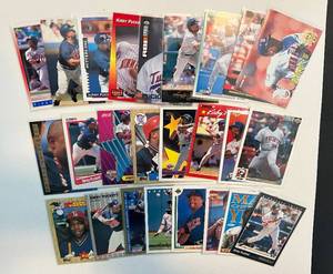lot 65C image: Kirby Puckett 25 Card Minnesota Twins Baseball Lot