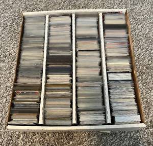 lot 5D image: Full 4 Row Monster Box - Thousands of Baseball, Football, Basketball Cards - Rookies, Inserts and More