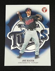 lot 10B image: Joe Mauer RC 2002 Topps Pristine #152 Minnesota Twins Rookie Baseball Card