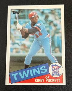 lot 244 image: Kirby Puckett RC 1985 Topps #536 Rookie Minnesota Twins Baseball Card