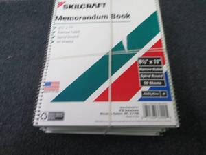 12 ea Skilcraft Spiralbound Memoran...