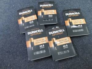 5- 8pks Duracell Optimum AA Batteri...