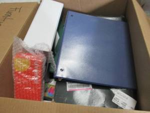 Box of Assorted Office Products...