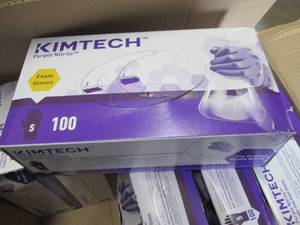 9- 100ct Kimtech Small Purple Nitri...
