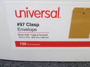 Universal UNV35267 Kraft Clasp Enve...