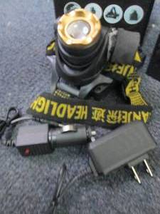 2 High Power Head Lamps with 2 Char...