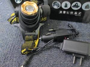 2 High Power Head Lamps with 2 Char...