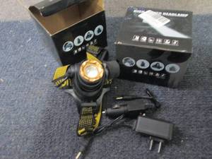 2 High Power Head Lamps with 2 Char...