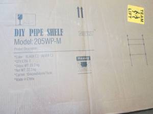 DIY Pipe Shelf open box Assembly re...
