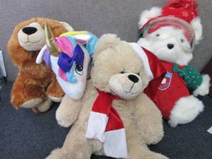 4 Large Plush...