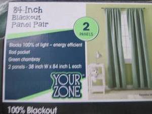 Black Out Panel Pair 38x84 inches...