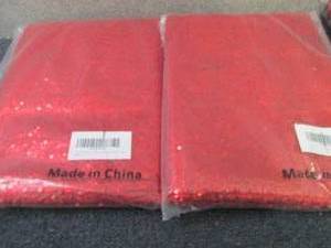 2 each 4x7 ft Sequinned Party Curta...