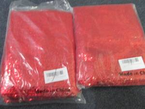 2 each 4x7 ft Sequinned Party Curta...