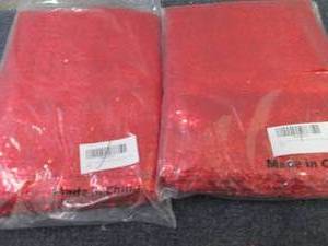 2 each 4x7 ft Sequinned Party Curta...
