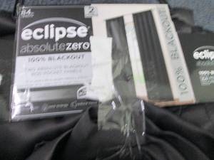 2 Pair Black Out Panesl 37x84 inche...