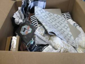 Box of Tablecloths, Runners etc...