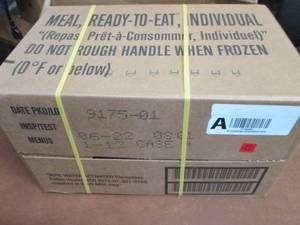 Sealed Case of 12 MREs Meal Ready ...