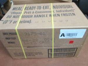 Sealed Case of 12 MREs Meal Ready ...