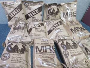 Sealed Case of 12 MREs Meal Ready ...