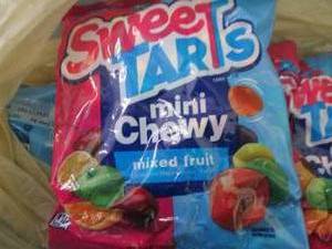 6- 6 oz Sweet Tarts Mini Chewy...