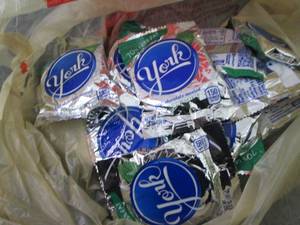 12- 1.4 oz York Peppermint Patties...