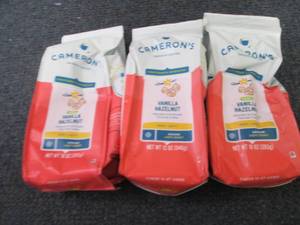 3- 10 oz Camerons Vanilla Hazelnut...