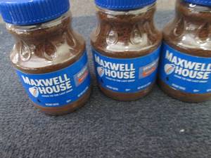 3- 8 oz Maxwell House Instant Coffe...