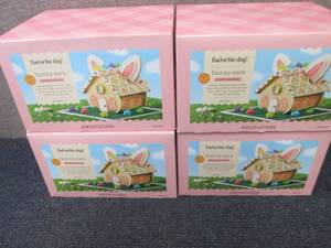 4 Bunny Ears Cookie House Decoratin...