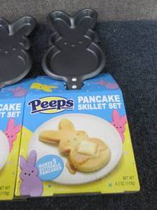 4 Peeps Pancake Skillet Sets...