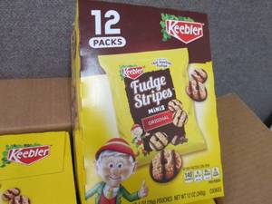 4- 12 pk  1 oz Keebler Fudge Stripe...