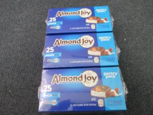 3- 25 ct pks Almond Joy Snack Size ...