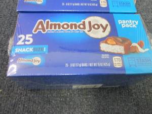 3- 25 ct pks Almond Joy Snack Size ...