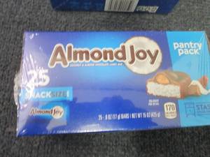 3- 25 ct pks Almond Joy Snack Size ...