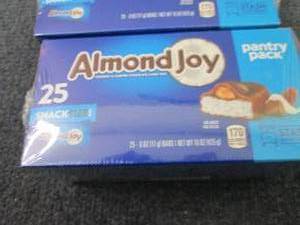 3- 25 ct pks Almond Joy Snack Size ...