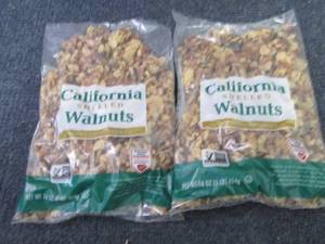 2- 16 oz Bags California Shelled Wa...